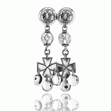 Smaalenenes button brooch 925