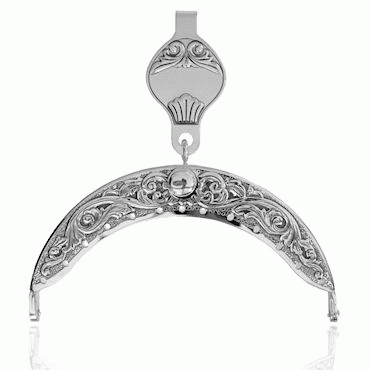 purse clasp No. 11 brass, oxidized