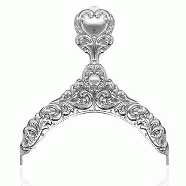 purse clasp No. 16 spot, oxidized