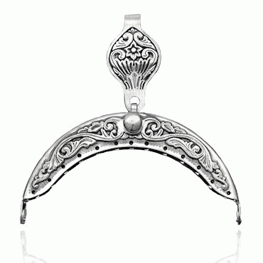 purse clasp No. 19 spot, oxidized