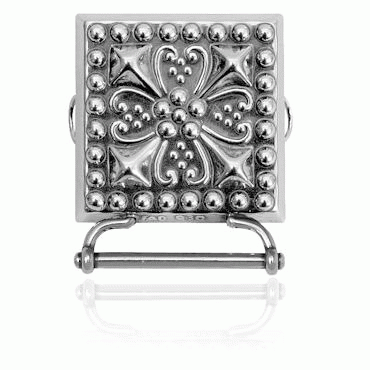 Purse plaque No. 4, oxidized