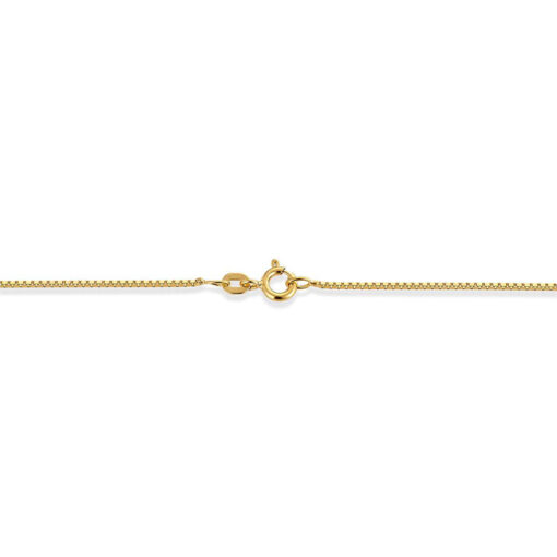Venetian Chain gold plated silver 0.9mm 42cm