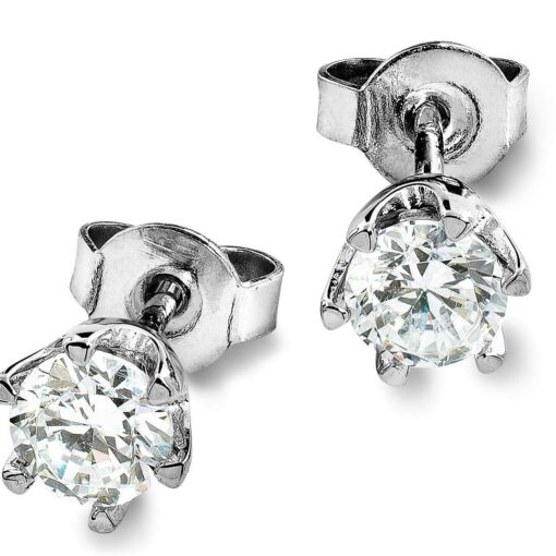 Earrings zirc 3 mm 925