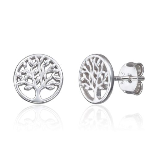 The three of life earrings in silver